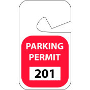 Stationnement permis - rouge Rearview 201 - 300