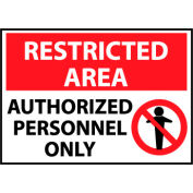 Restricted Area Aluminum - Authorized Personnel Only