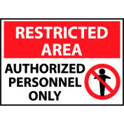 Restricted Area Plastic - Authorized Personnel Only