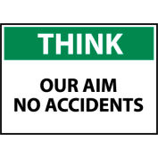 Pense que Osha 10 x 14 vinyle - notre objectif, pas d’accident