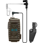 Ear Phone Connection Nighthawk Bluetooth Lapel Microphone for Kenwood Radios, BW-NTX5011