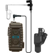Ear Phone Connection Nighthawk Bluetooth Lapel Microphone for Motorola Radios, BW-NTX5023