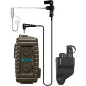 Ear Phone Connection Nighthawk Bluetooth Lapel Microphone for Harris Radios, BW-NTX5028