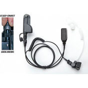 Earphone Connection Hawk EP1334EC Easy-Connect Lapel Microphone Surveillance Kit, Motorola