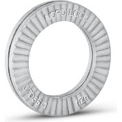 Coin nord-Lock 1209 verrouillage rondelle - acier au carbone - Zinc Flake enduit - M4 (#8) - Pkg 200