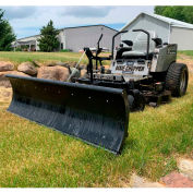 Nordic Plow 49"W x 19-1/2"H Snow Plow For Zero Turn Mowers - Universal Mount