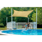 ShelterLogic,ShadeLogic® Sun Shade Sail, carré 16 pi x 16 pi Sable