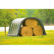 ShelterLogic, 51341, Equine Run-In Shed Round-Style 12 ft. x 20 ft. x 8 ft.