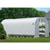 ShelterLogic 70593 GrowIt® Heavy Duty Round Greenhouse, 12' x 24' x 8', 1-5/8" Frame Sz