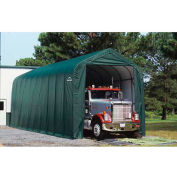 ShelterLogic, 95351, Peak Style Shelter 14 x ft. 20 x ft. 12 ft. Green