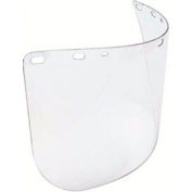 Faceshield Window, NORTH SAFETY A8154, Clear, Molded, Universal Fit, 8"H x 15-1/2"W x .04"T, 1 Each