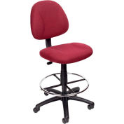 Patron de rédaction tabouret avec socle - tissu - Bourgogne