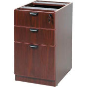 Patron de luxe piédestal, boîte/Box/fichier, 15-1/2" W x 22" D, acajou