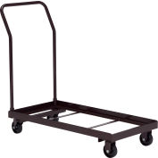 Interion® Chariot de chaise pour chaises pliantes - Pile horizontale - capacité de 36 chaises