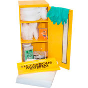 Wall Mount Spill Containment Cabinet, Large, 12"W x 14"D x 28"H, Oil Only