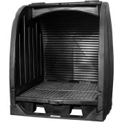 ENPAC® Black Diamond Spill Containment Shed with Drain 4064-BD-D - 4-Drum