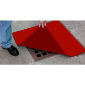 ENPAC® Spill protecteur couverture de Drain, 18 "x 18" x 1/4", rouge, 4318-SP