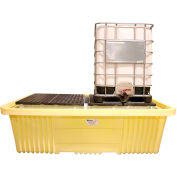 ENPAC® 5480-YE-D Double IBC 4000i™ with Drain - 113"L x 71"W x 32"H