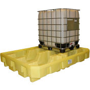 ENPAC® Double IBC Spill Pallet Dispensing Station with Drain - 330 Gallon Capacity