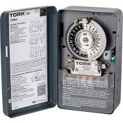 NSI TORK® 1109A 24 Hour Time Switch, 40A, 120-277V, DPST, NEMA 1 Metal Indoor Enclosure