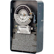 NSI TORK® 1104B 24-Hour Mechanical Timer Switch, 208-277V, 40A, NEMA 1 Enclosure, Grey