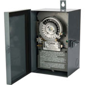 NSI TORK® 7300 24 Hour Skip A Day Time Switch, 40A, 120V, 3PST, Indoor/Outdoor Metal Enclosure