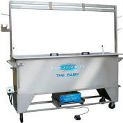 Morantz Ultrasonics B-136 Portable 6'L Ultrasonic Window Blind Cleaning Machine, 136 Gallon