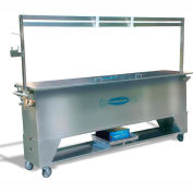 Morantz Ultrasonics B-160 Portable 8'L Ultrasonic Window Blind Cleaning Machine, 160 Gallon