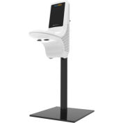 FeverWarn Temperature Screening Table Top Stand, Freestanding Pedestal Mount, Fixed 13"H, Black