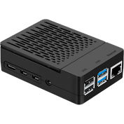 MachineSense Master Datahub Server for FeverWarn Temperature Screening System, Black