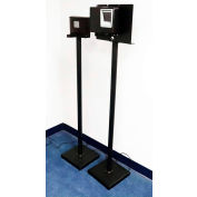 MachineSense QR Code Reader for FeverWarn Temperature Screening, Relay Control Box and Stand, Black