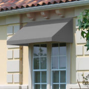 Awntech CN44-5G, Window/Entry Awning 5' 4 -1/2"W x 4'D x 4' 8"H Gray