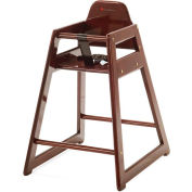 NeatSeat™ Restaurant Hardwood High Chair - Antique Cherry