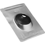 Oatey 11832 1/2" - 1" Aluminum No-Calk Roof Flashing - Solar 12-1/2"L x 9"W Base - Pkg Qty 12