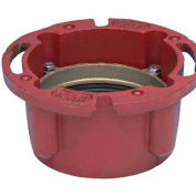 Oatey 42257 4" X 4" Cast Iron Closet Flange Without Test Cap - Pkg Qty 8
