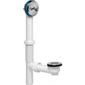 Dearborn finition en laiton A9226 voyage-levier en plastique tubulaire bain déchets Uni-Lift Kit complet Blk bouchon Chr, qté par paquet : 10