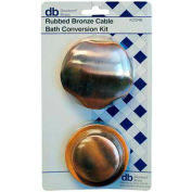 Kit de Conversion K20WH du laiton Dearborn, butée de câble w / garniture de finition blanche, qté par paquet : 2