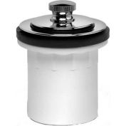 Kits de Dearborn laiton P3225D Cédule 40 bain déchets trimestre décoratif de finition PVC Uni-Lift Bouchon chromé, qté par paquet : 20