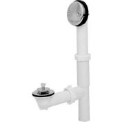 Dearborn Brass P8227D Plastic Tubular Uni-Lift For Direct Drain Full Kit White, Chrome Finish Trim - Pkg Qty 10