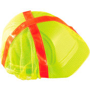 OccuNomix High Visibility Regular Brim Hard Hat Cover Hi-Viz Yellow, 12 Pack, V896-RY, qté par paquet : 12