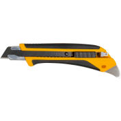 OLFA® LA-X Fiberglass Rubber Grip Utility Knife - Noir/Jaune