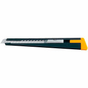 Corps en métal olfa® 180 Slide mécanisme couteau w / lame Snapper - noir/jaune