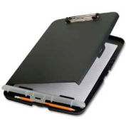 Officemate® Slim Clipboard Storage Box, 14" x 1-1/2" x 10-1/2", Charcoal