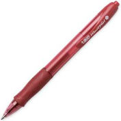 Stylo de BIC® vitesse Roller Gel rétractable, douzaine de 0,7 mm, encre rouge,