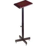 Podium de présentation portable / lutrin - acajou