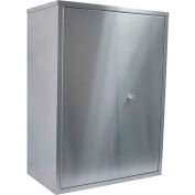 Omnimed® Stainless Maxi Narcotic Cabinet Double Door, Ambi-Top, 4 Adj. Shelves, 22"Wx12"Dx30"H