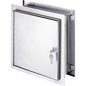 Omnimed® acier inoxydable acier ampli armoire avec serrure à clé, 12" H x 11-1/2" W x 8-1/4 "D