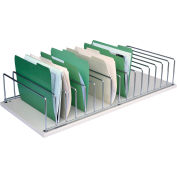 Omnimed® Table Top Storage Rack, 16 Binder Capacity, Beige