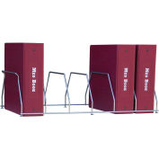Omnimed® Wire Organizer For Cubbie File Rack, 6 Binder Capacity, Chrome