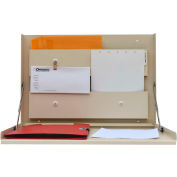 Acier, revêtu d’un Omnimed® mural Standard Desk, poudre Beige